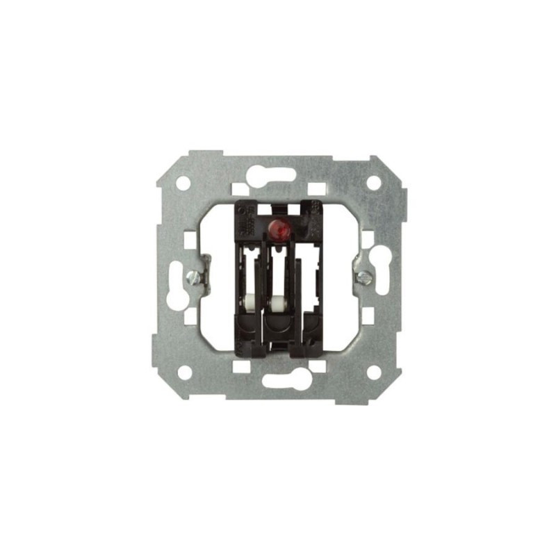 Simon 270 Interruptor/Conmutador doble (Negro, Mate, 10 AX, En pared)