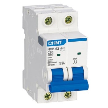 INTERRUPTOR AUTOMÁTICO NXB 2 POLOS 32A CURVA-C 6kA CHINXB-63-2-32C. CHINT