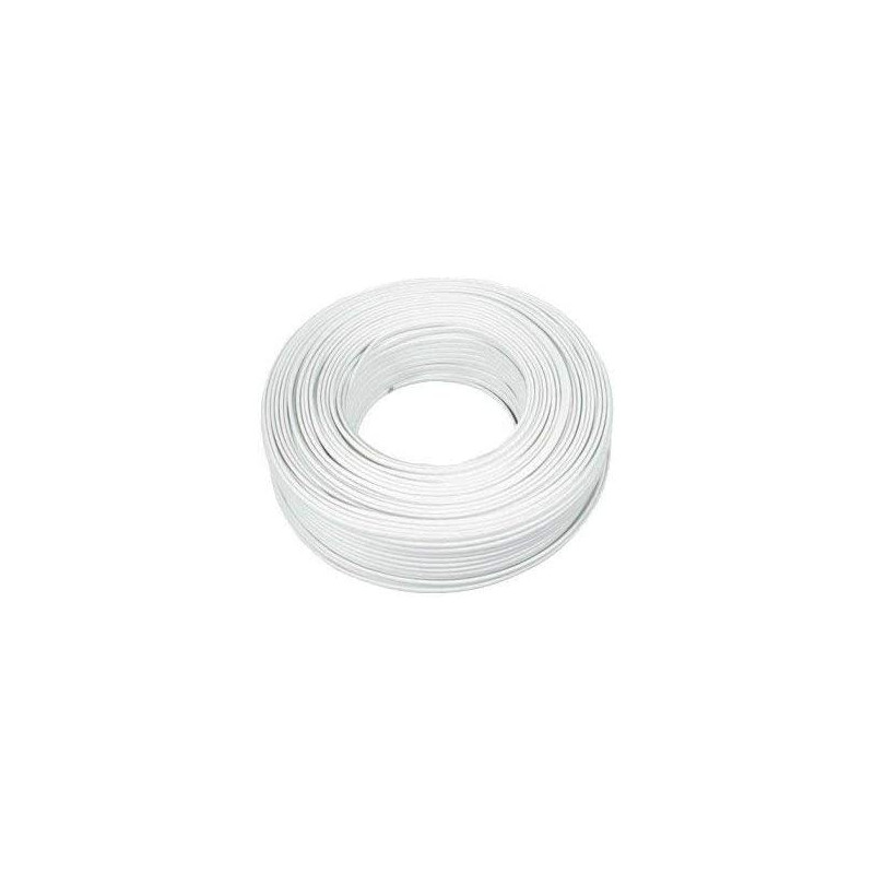 MANGUERA FLEXIBLE PLANA 2X1,5 BLANCA TB215 CONTB215